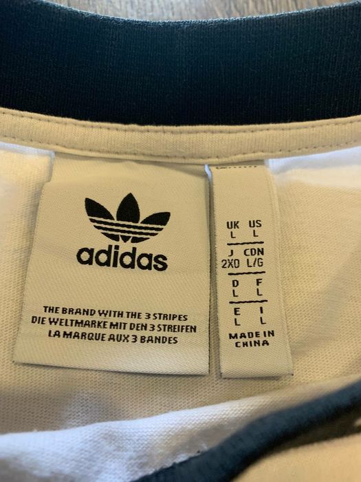 Футболка Adidas trefoil rib
