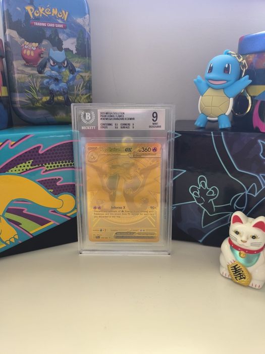 Pokémon Mega Charizard X EX + Mega Sharpedo EX | BGS 9 / 9.5