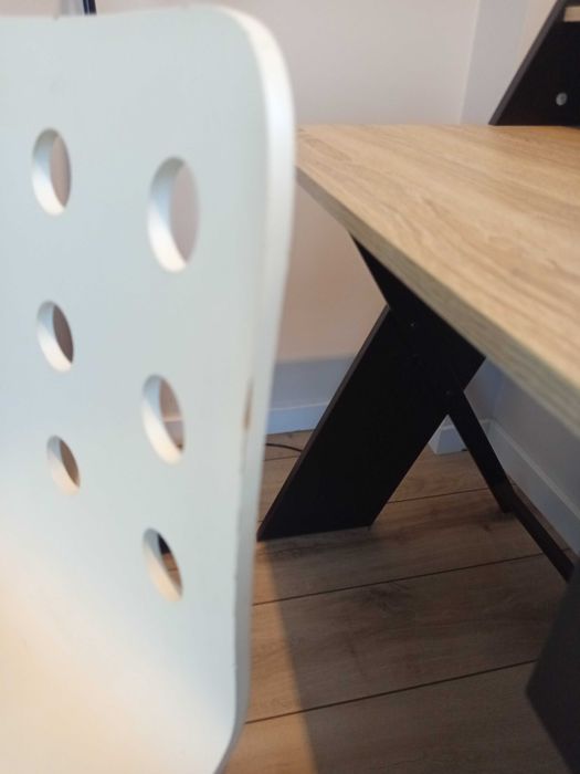 Krzesła obrotowe Ikea białe 2szt stan dobry plus