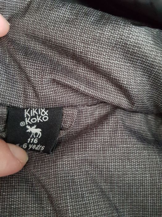 Kurtka jesienno-zimowa chłopięca szara 116 jesień zima