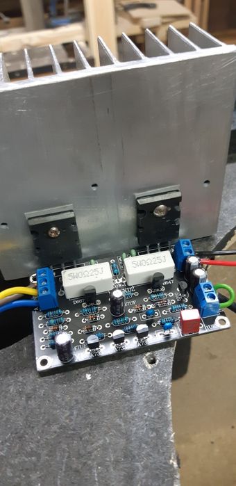 Усилитель мощности одноканальный.2SC5200+2SA1943,