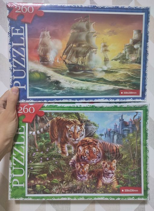 Пазлы Корабли, Тигры 260 элементов Dankotoys