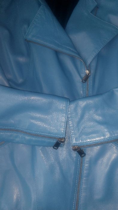 Жіноча шкіряна куртка (жакет) М