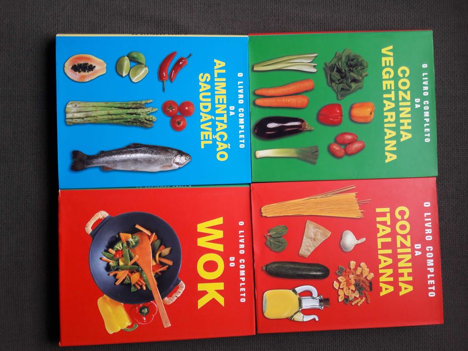 Livros cozinha como novos