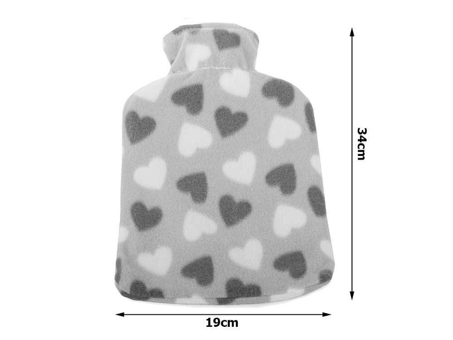 Termofor ogrzewacz w pokrowcu gumowy na brzuch z wkładem miękki