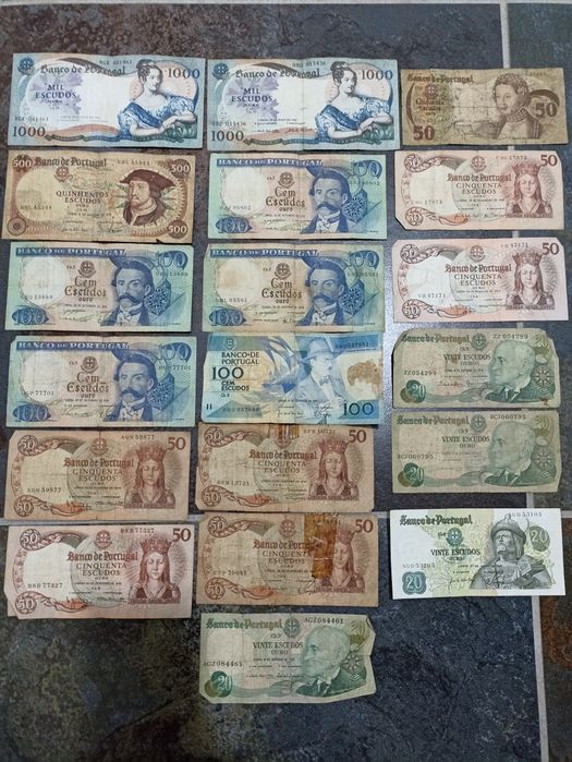 Notas de escudo para colecionador