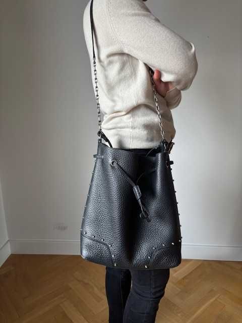 Torebka worek FURLA skórzana