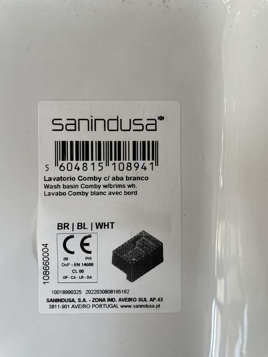 Lavatorio com Aba Sanindusa Novo