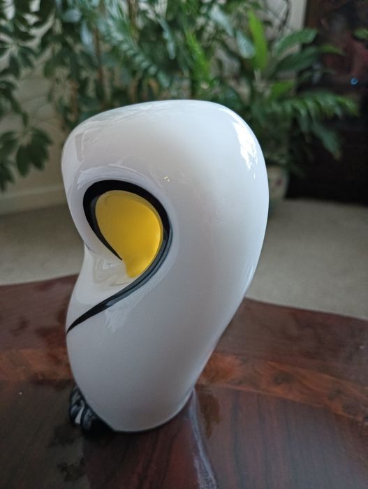 Sowa figurka porcelanowa AS Ćmielów