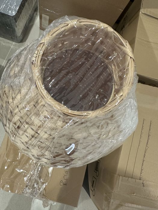 Cesto/jarra ikea decoração