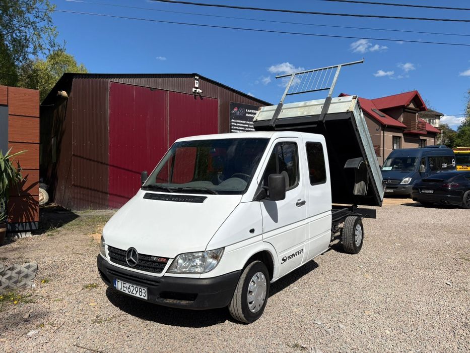 Mercedes Sprinter Wywrotka 1560 kilo ładowność Doka 7 osób