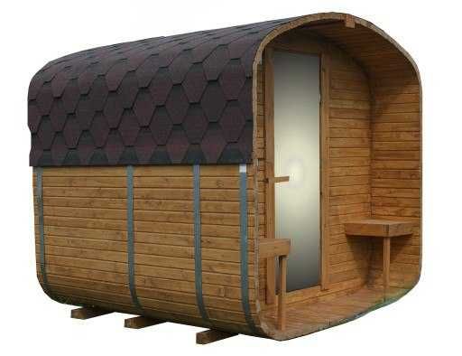 Sauna ogrodowa WOLA QUADRO 240 сm zestaw do samodzielnego montażu