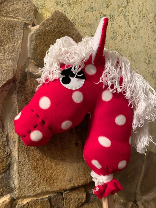 Лошадка на палочке. Ручная работа. Хоббихорсинг