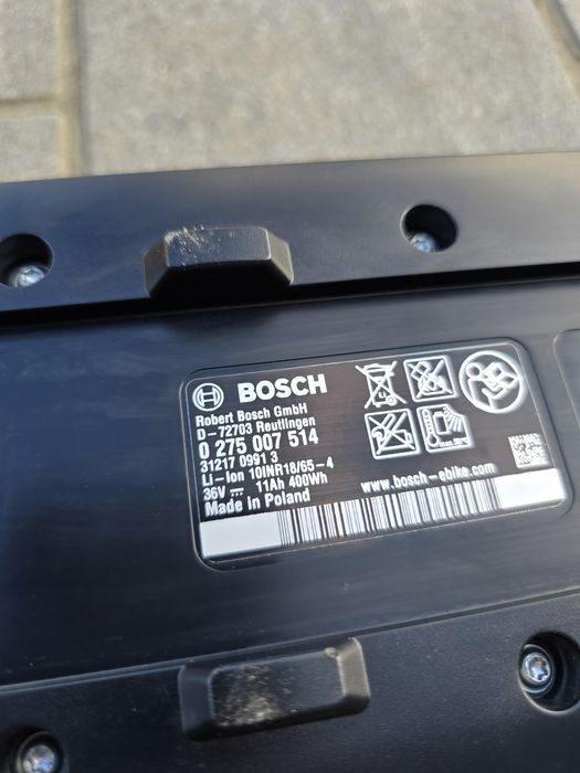 Bateria Akumulator BOSCH POWERPACK 400wh na bagażnik 12 cykli 91% spr