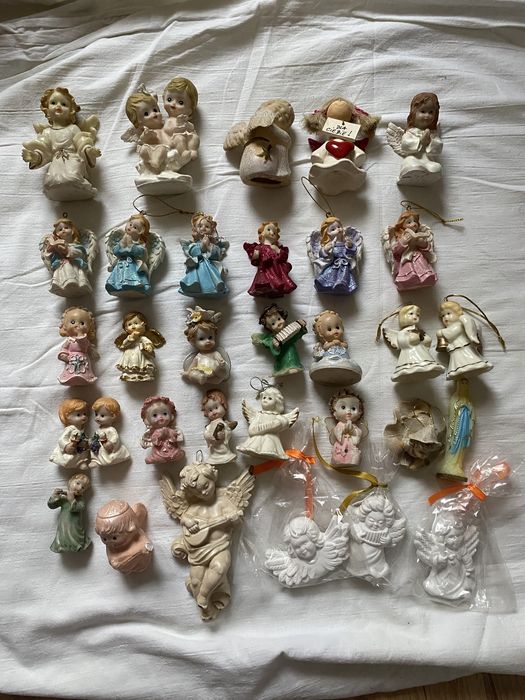Kolekcja figurek aniołków