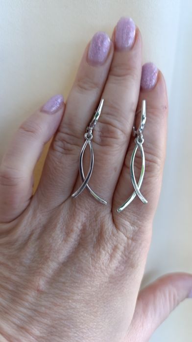 Сережки срібні англійська застібка