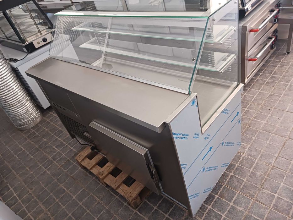 ACM1657 - Vitrine Expositora Refrigerada em Inox - SEMI-NOVA