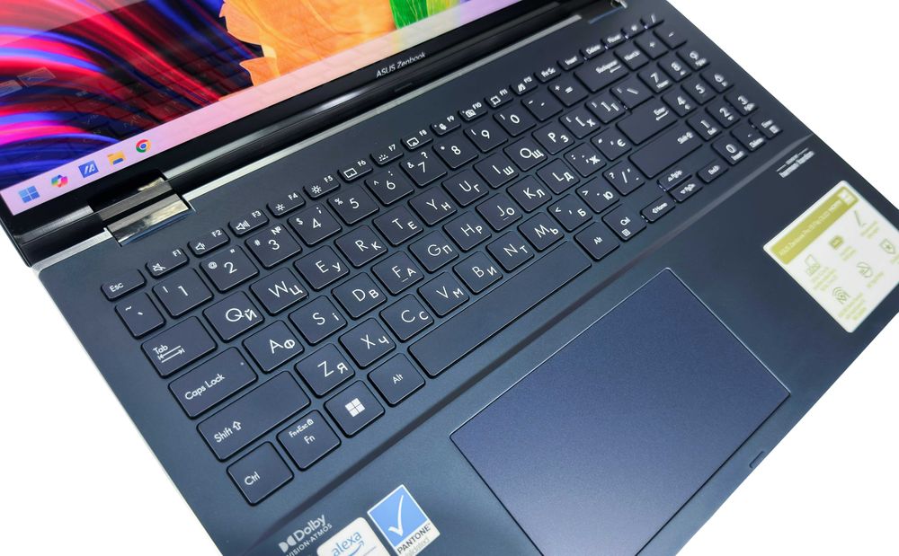 Ноутбук Asus ZenBook Pro 15 Flip OLED: Core i7-12700H/16 ГБ/SSD 512ГБ/15.6" OLED, 120 Гц, Сенсорний