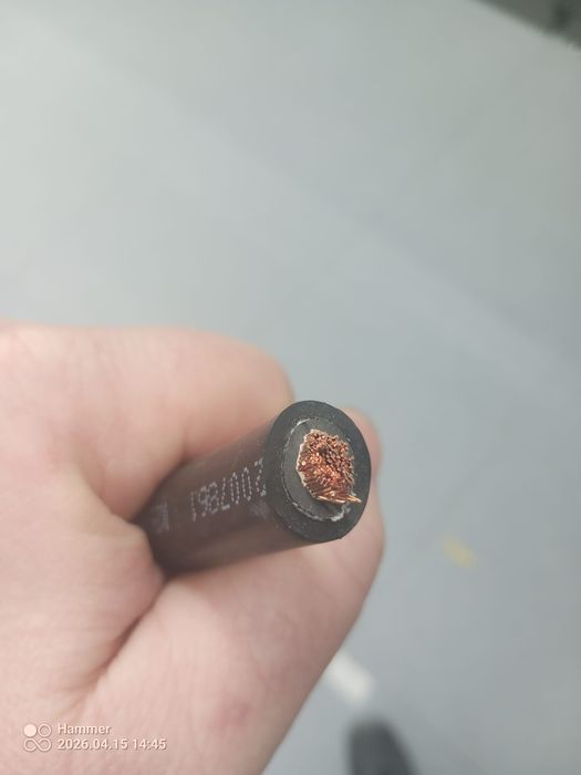 Kabel 1 x 25 mm podwójna izolacja, przewód typu linka , rozruchowy, spawalniczy