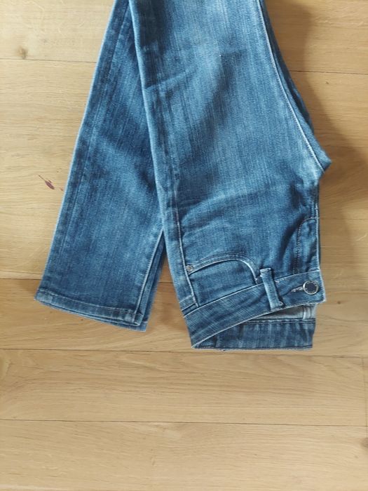 Zgrabne, wygodne spodnie denim komfort r S