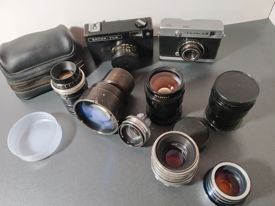 Фотоаппарат + Объективы Юпитер 8м Гелиос 44 F-92