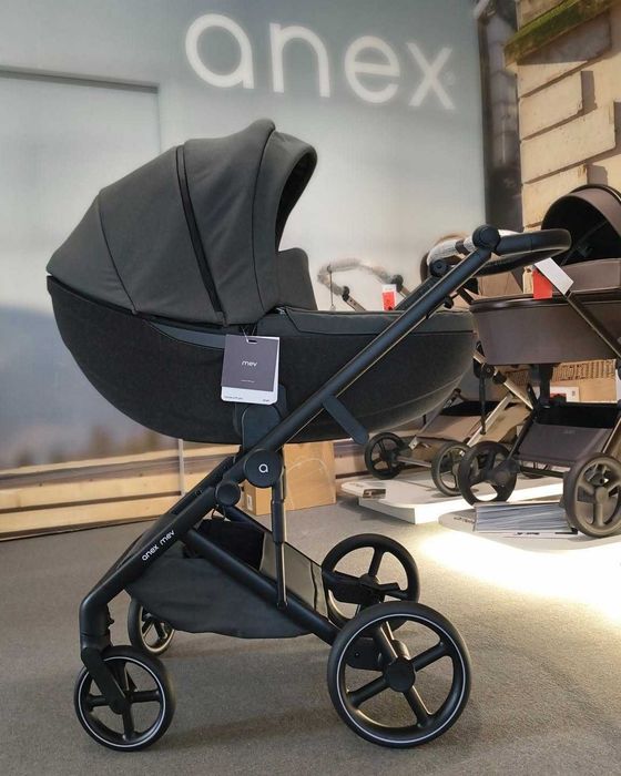 Lekki Wózek dziecięcy z amortyzacją ANEX MEV 2w1/3w1/4w1 WYPRZEDAŻ OKAZJA