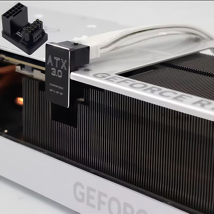 Адаптер питания ATX 3.0 12vhpwr 12+4=16pin 600w переходник видеокарты