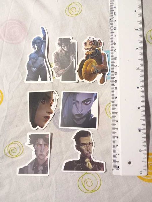 Arcane stickers - jinx and victor version