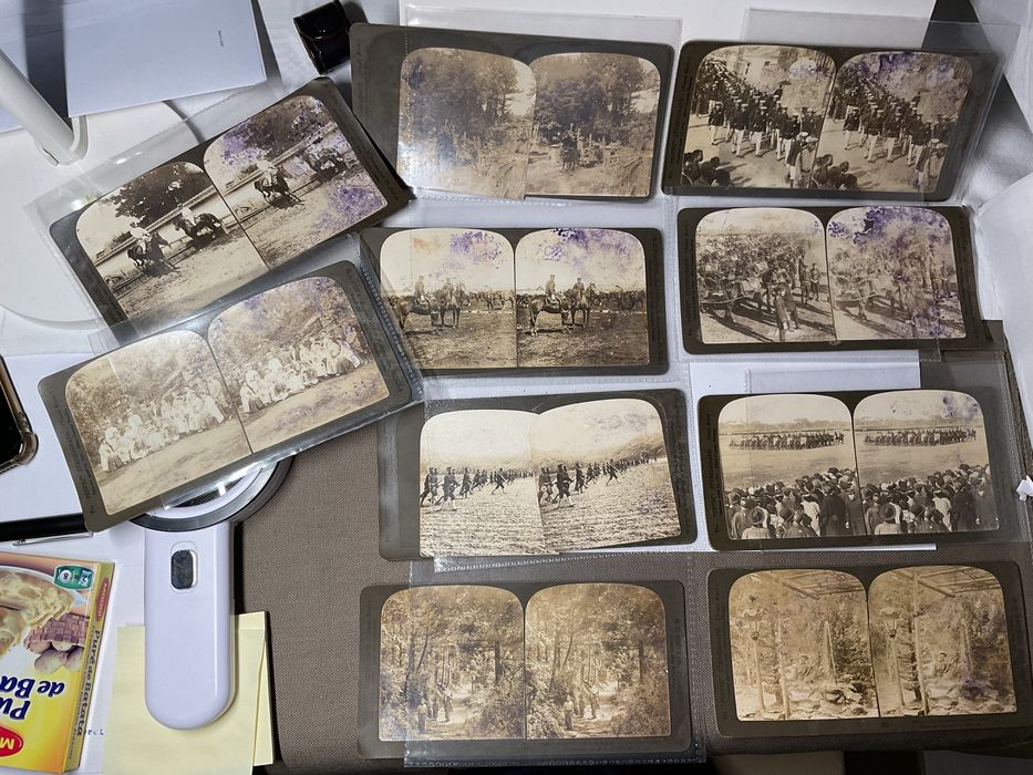 10 Fotografias antigas estereoscopicas Japonesas de guerra