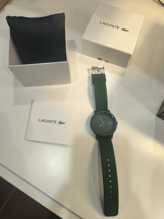 Relógio Lacoste verde novo