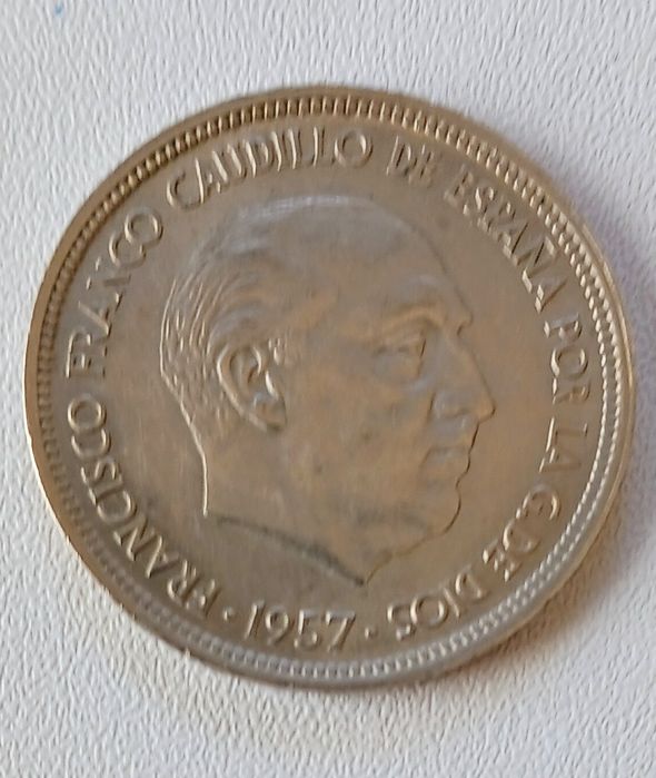 50 Pesetas Franco 1957(MBC) CTT incluído