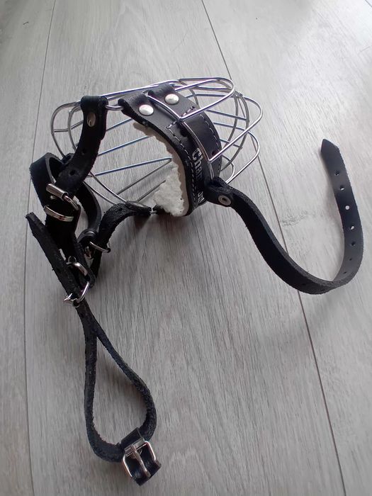 Kaganiec dla małego psa stalowy