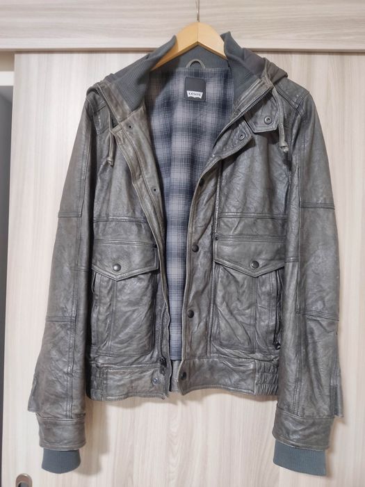 Куртка Levis шкіряна молодіжна.
