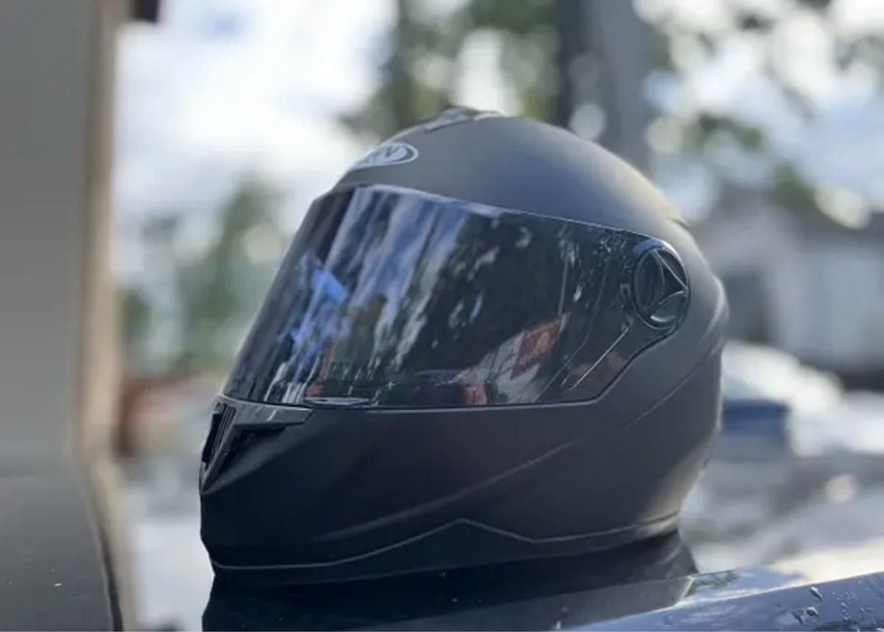 Мото шолом інтеграл Fxw 122 чорний шлем