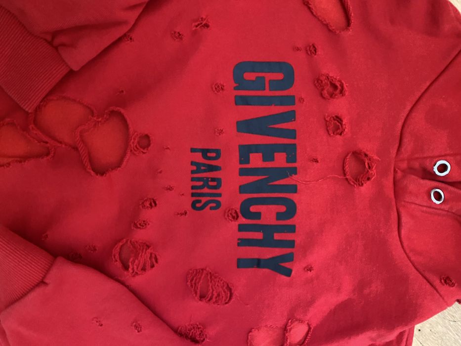 Худі жіночк givenchy paris червоне