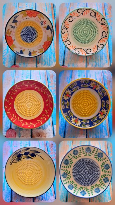 Тарілка терка, іспанська тарілка, Plato rallador, Garlic Grater Plate, Grate Plate
