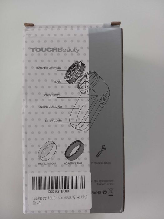 Narzędzie  do usuwania kłaczków TOUCH Beauty z 4 bateriami