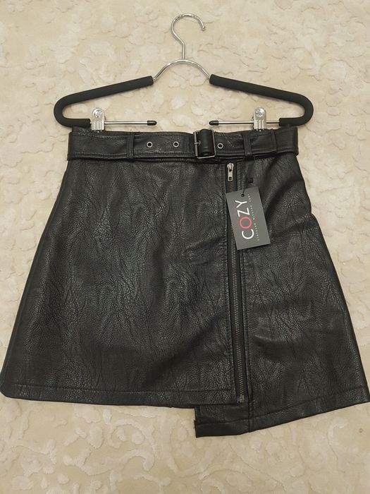 Новая стильная кожанная юбка нова шкіряна спідниця платье р. 42-44.