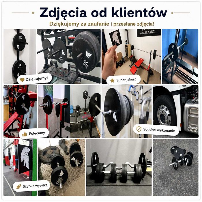 Obciążenie siłownia SPARTA | PEWNA WAGA