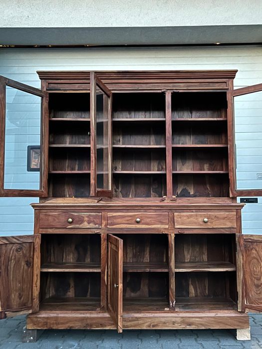 Piękny kredens kolonialny - super stan - palisander indyjski