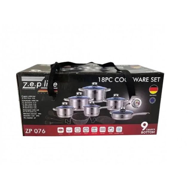 Набор Посуды 18 Предметов Zepline 076