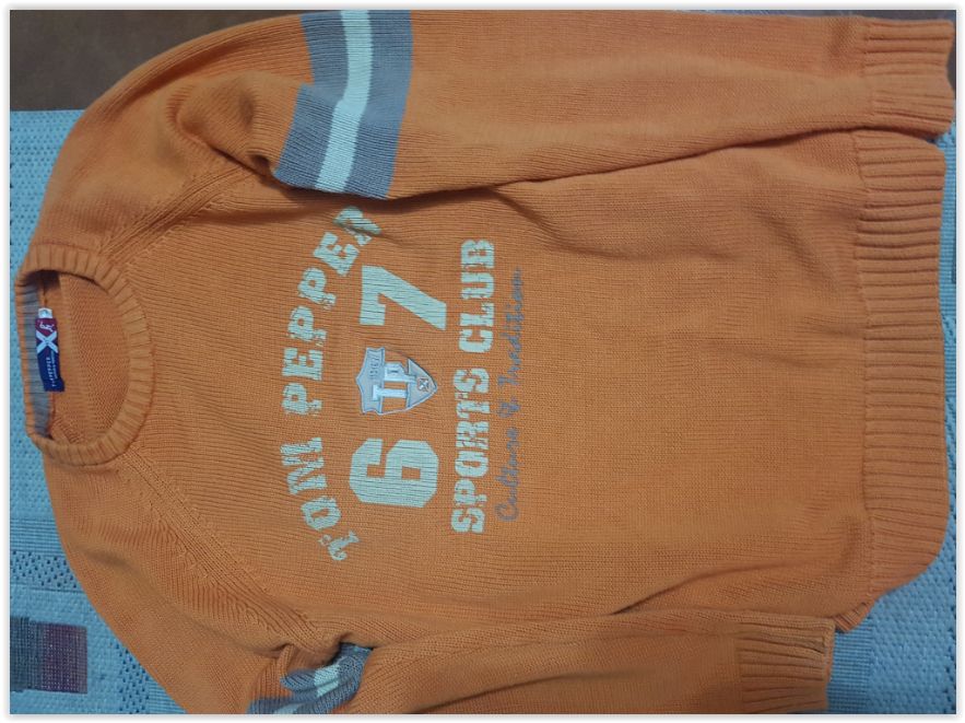 Camisola laranja Tom Pepper