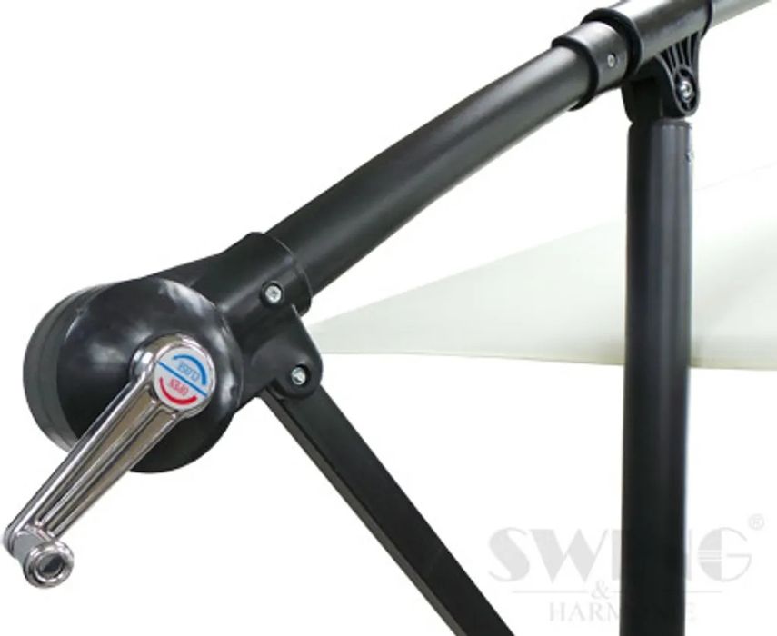 Parasol ogrodowy z oświetleniem LED Arebos