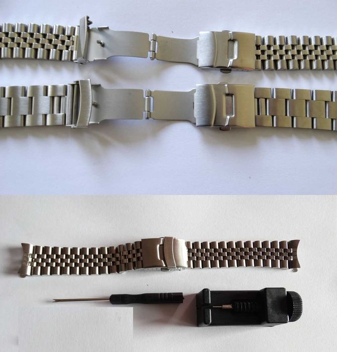 Bransoleta do zegarka 20mm 22mm Oyester Jubilee Seiko Citizen Orient