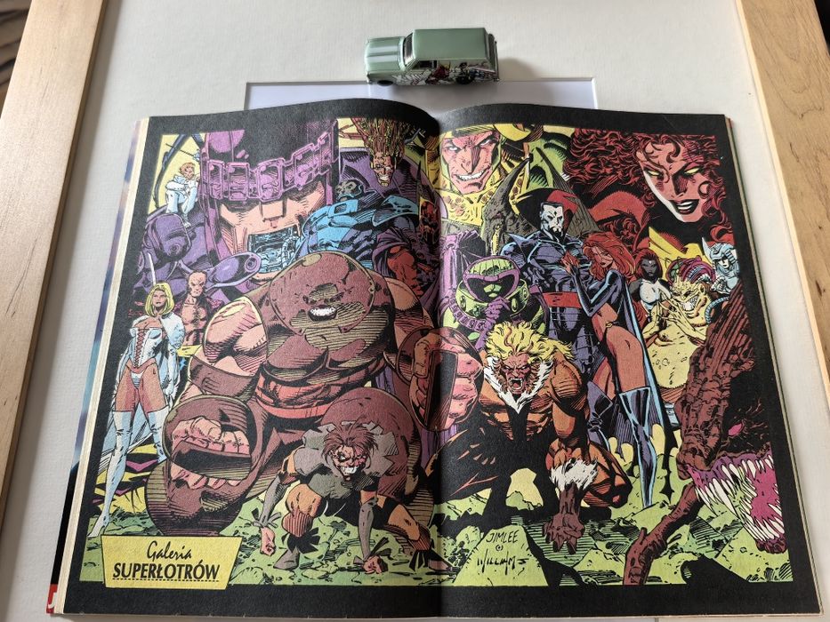 X-Men komiks & Hot wheels.
