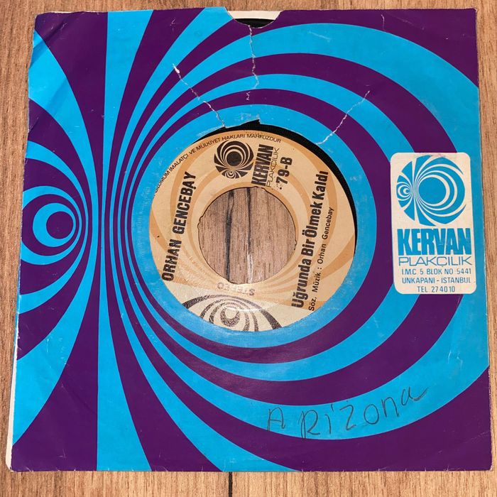 Orhan Gencebạy -  Boynu Bükük Sevgililer - Winyl SP 7" - Turcja, 1974