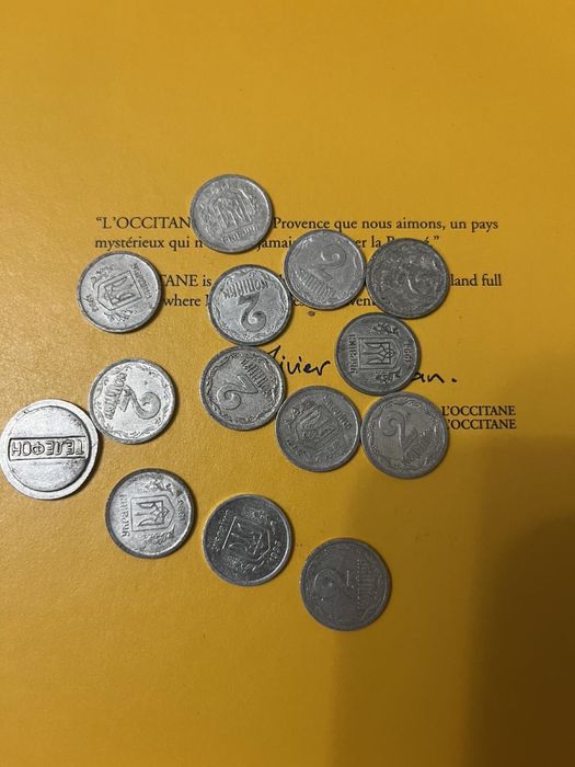 Монети 2 копійки Алюміній