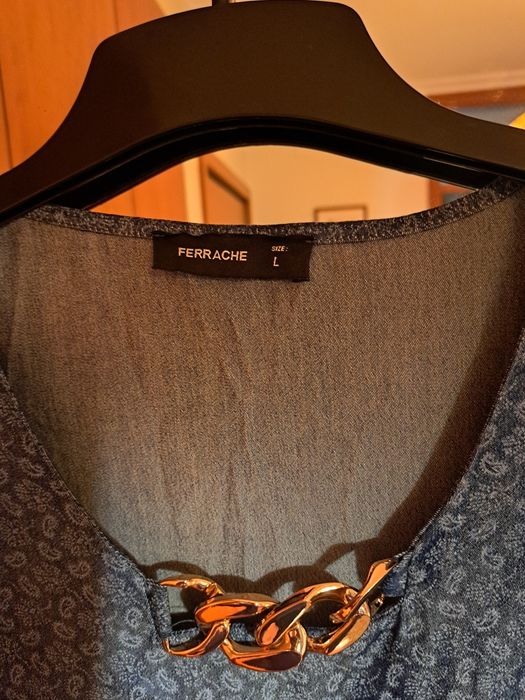 Vestido de Fantasia - Ferrache T.L-Casual bom para o Outono