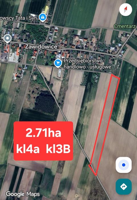 Sprzedam działkę rolną