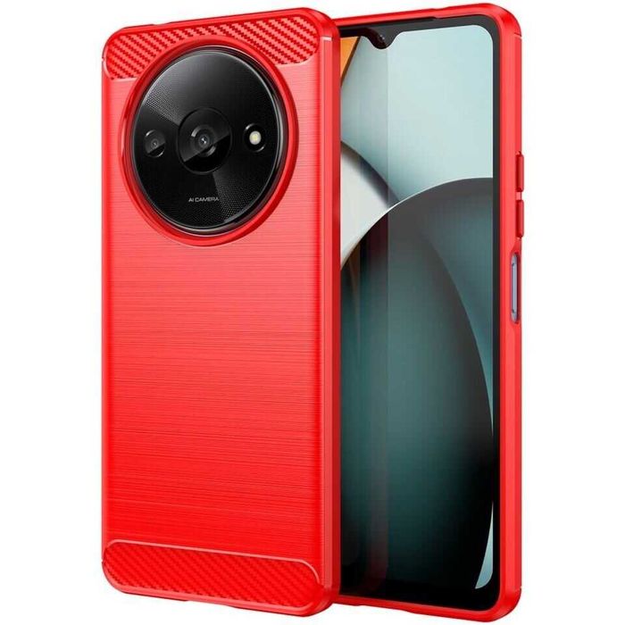 Противоударный чехол бампер для Xiaomi Redmi A3 карбон 3 цвета А3